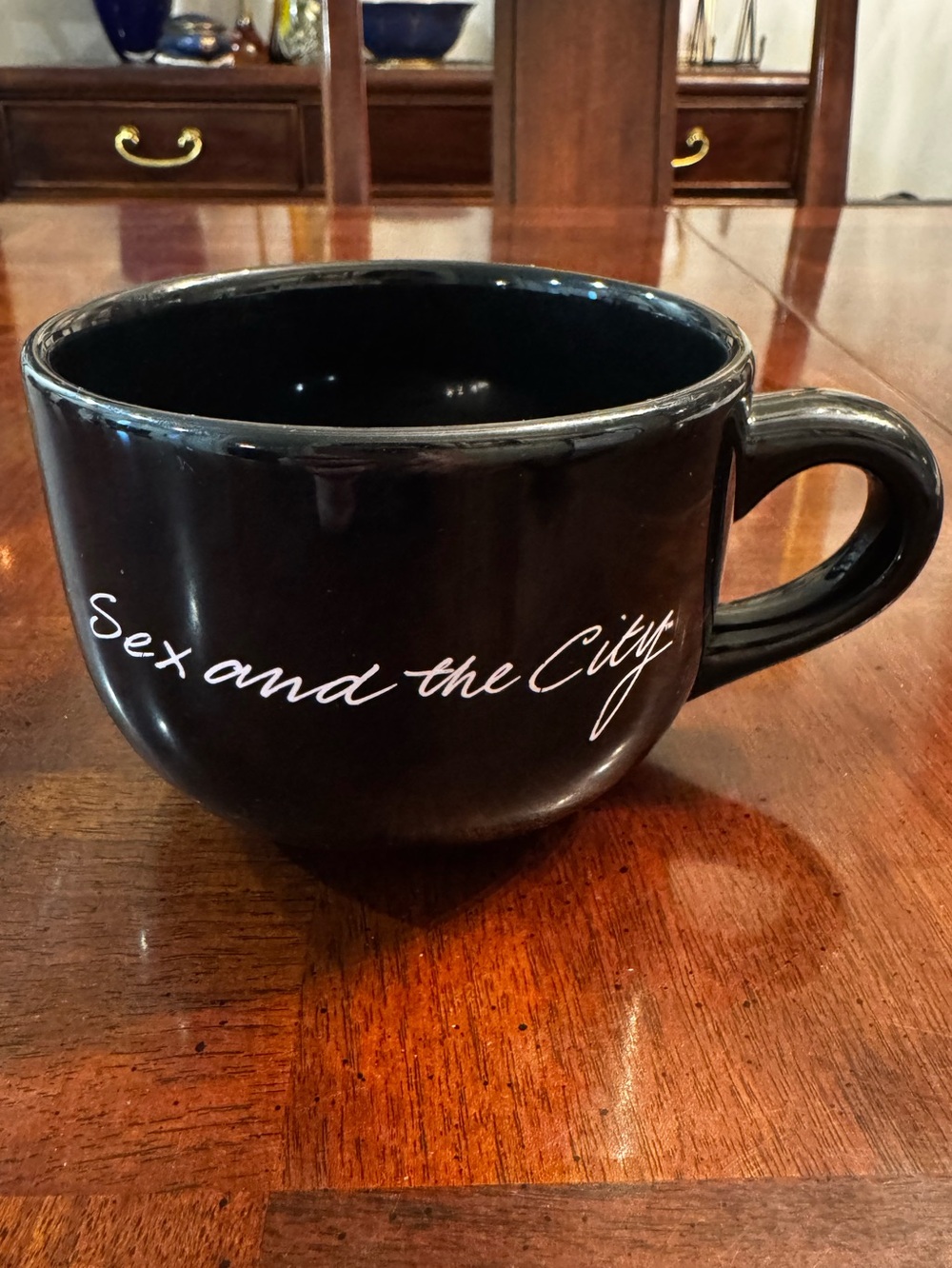 Sex and The City Black Glossy Coffee Tea Mug Cup